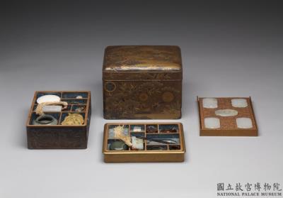 图片[3]-Lacquer container with pine, bamboo, turtle and crane decoration, Japan, 18th century-China Archive